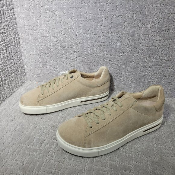 Birkenstock Bend Low Unisex Size EU 41 US L10 M8 Taupe Suede Leather Sneakers. - Picture 8 of 12